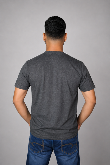 Charcoal Grey T-Shirt 100% Cotton