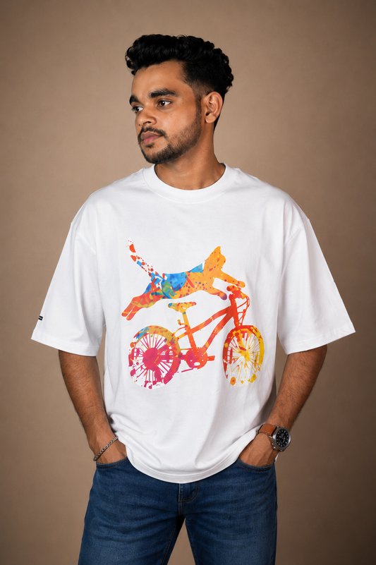 Cycle Cycle Cycle Printed T-Shirt product photo 3