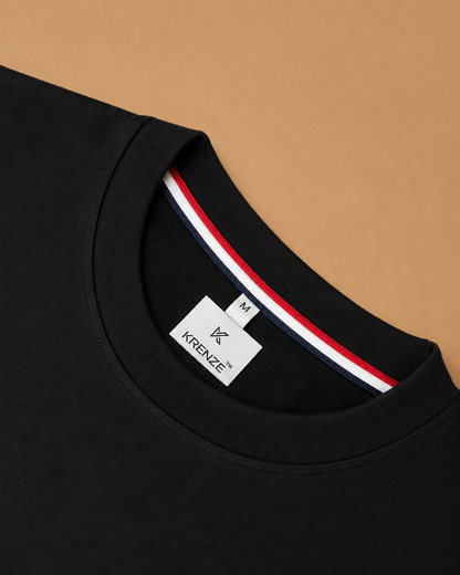 Cafe Racer Black Printed T-Shirt