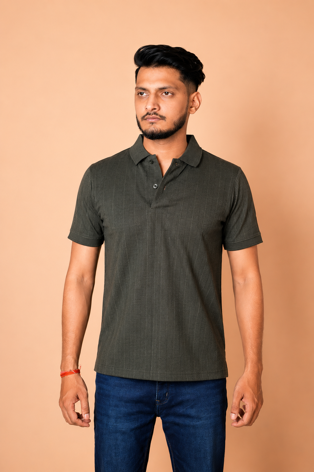 Bottle Green Technical Polo T-Shirt