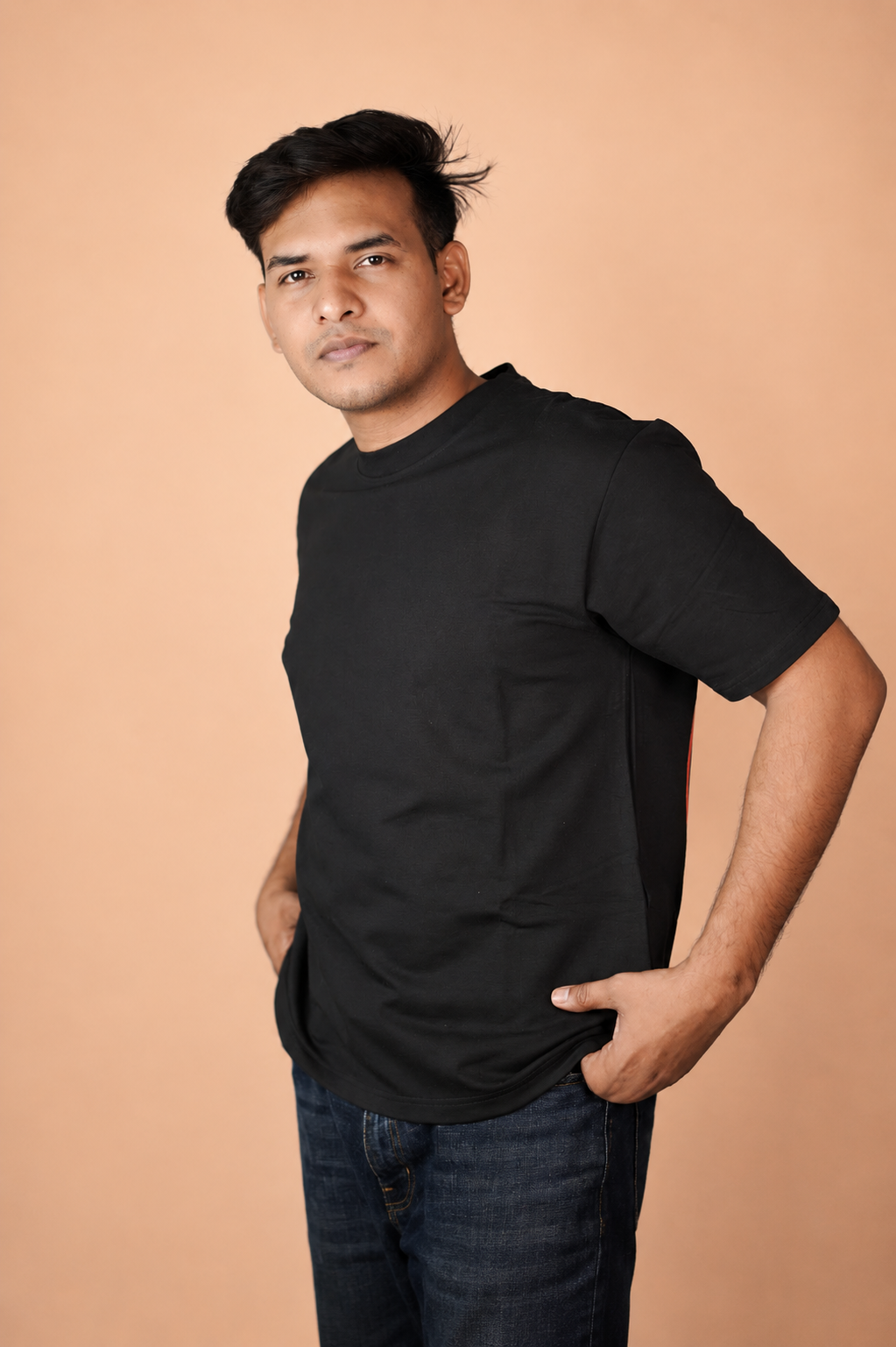 Hustle Loyalty Printed Oversized T-Shirt