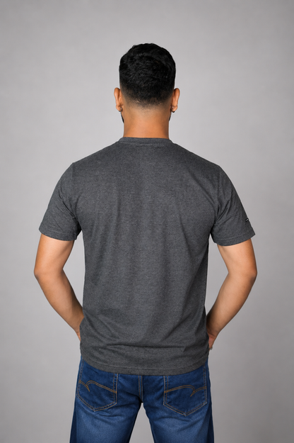 Charcoal Grey T-Shirt 100% Cotton