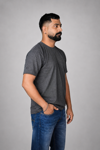 Charcoal Grey T-Shirt 100% Cotton