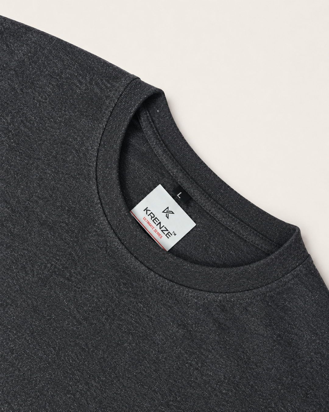 Charcoal Grey T-Shirt 100% Cotton
