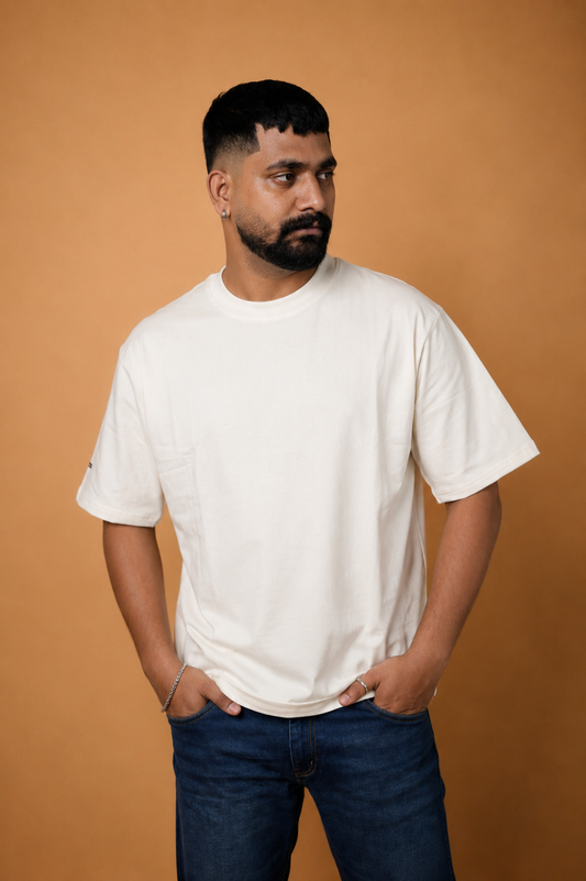 Solid White Oversized T-Shirt