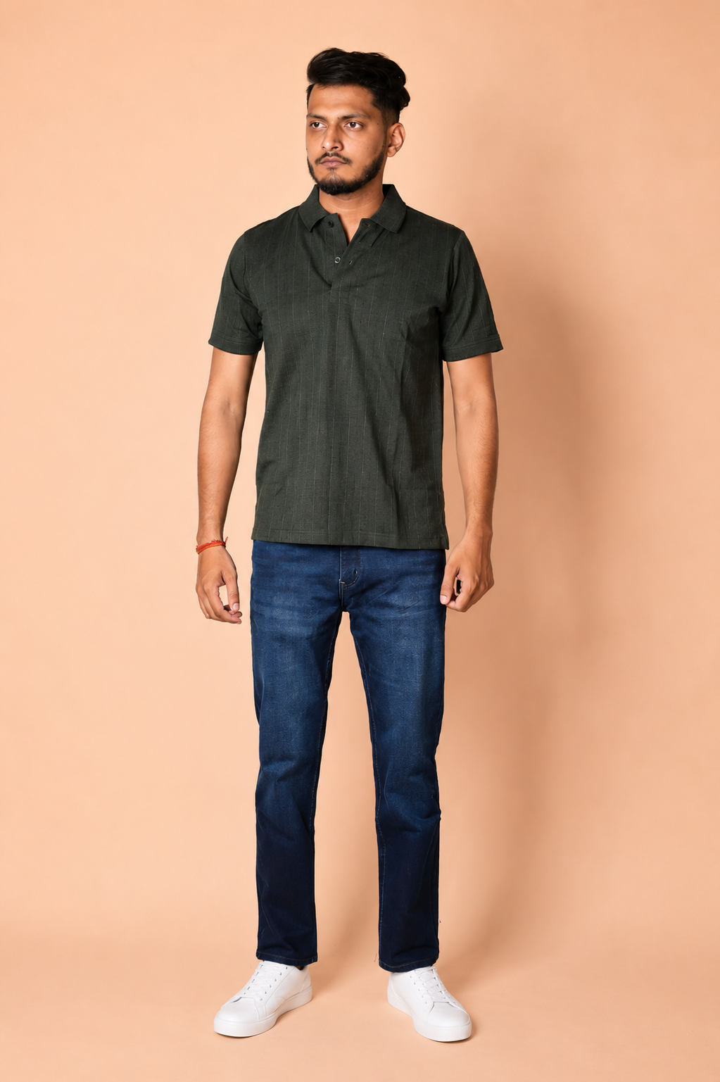 Bottle Green Technical Polo T-Shirt