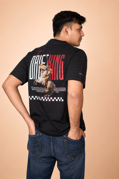 Drift King Printed Oversized T-Shirt