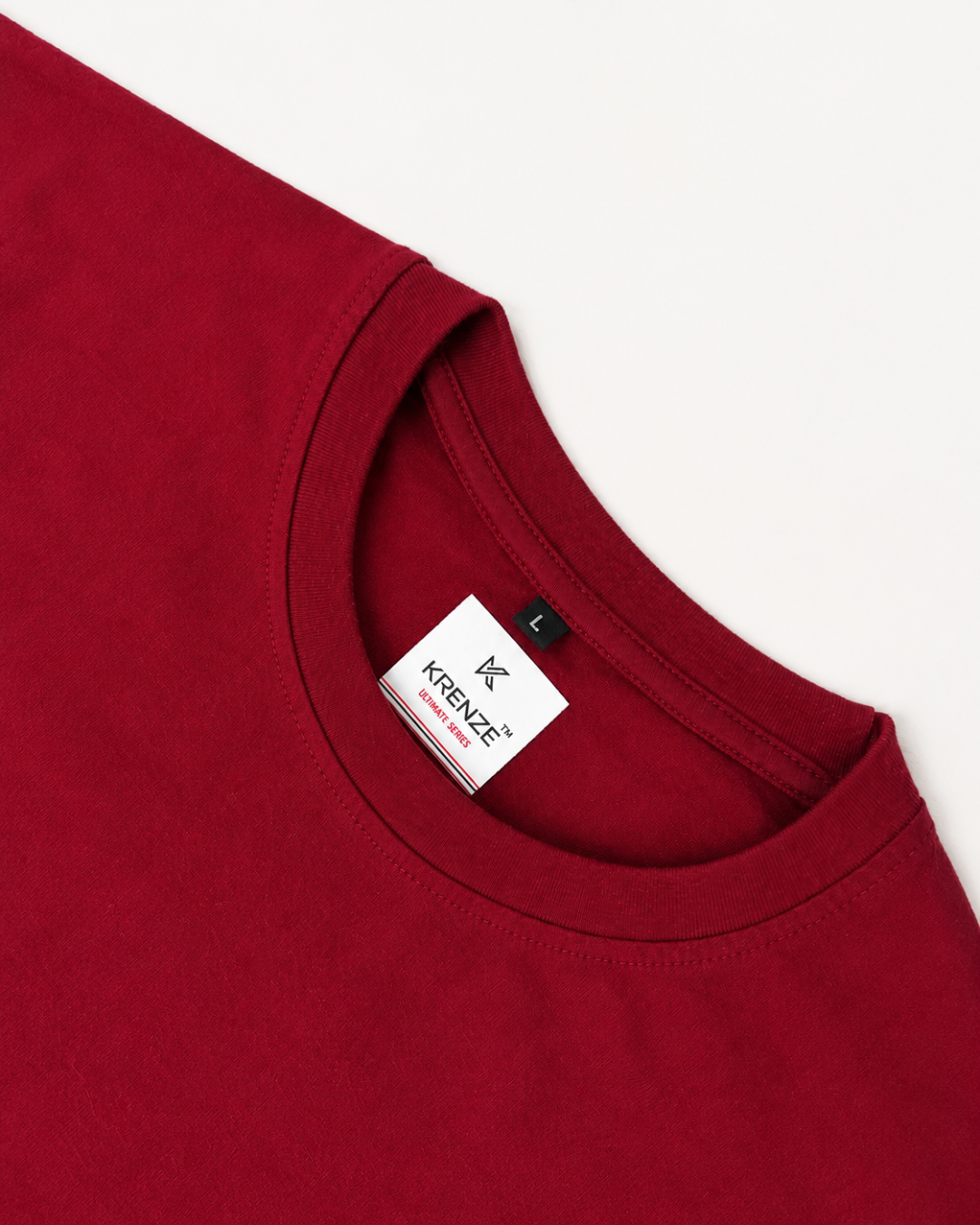 Solid Burgundy T-Shirt 100% Cotton