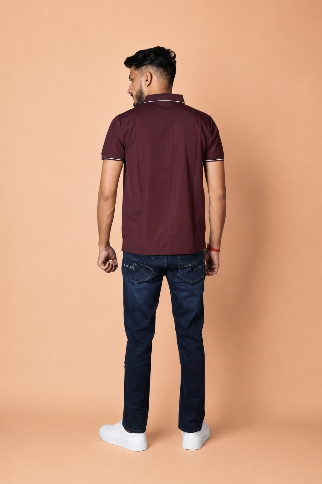 Wine Technical Polo T-Shirt
