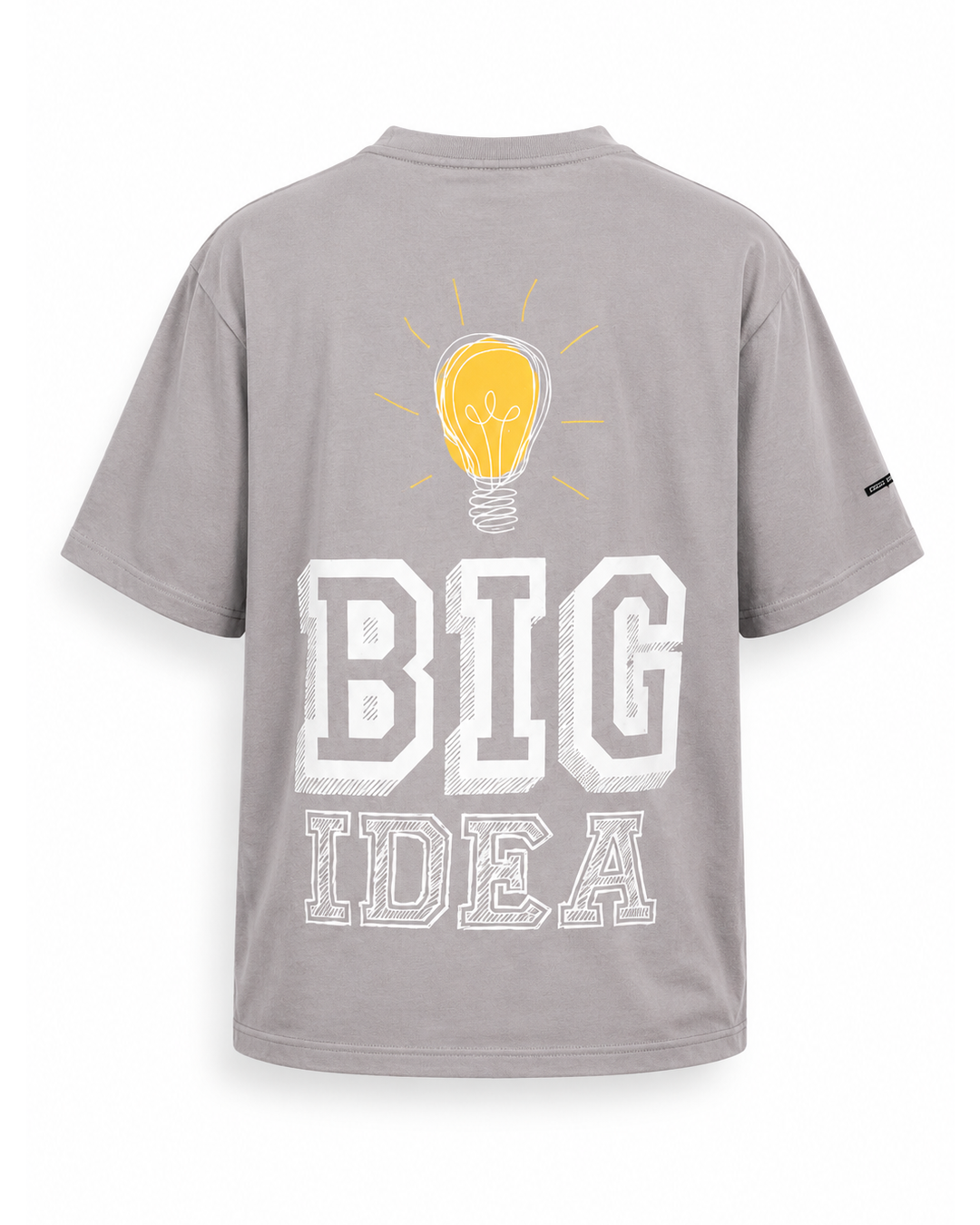 Big Idea Lavender Printed Oversized T-shirt