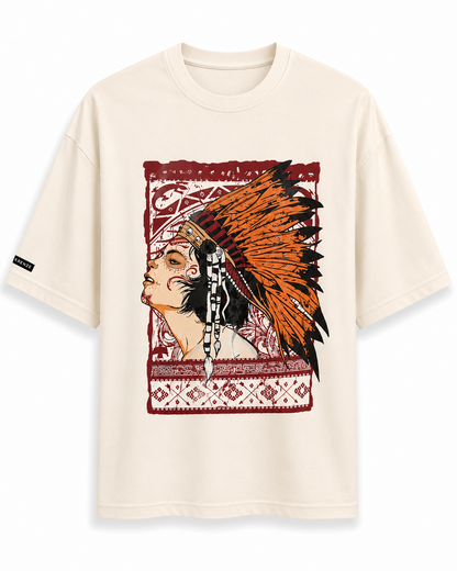 Tribe Art Printed T-Shirt 100% Cotton