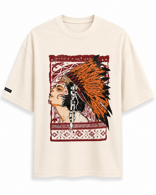 Tribe Art Printed T-Shirt 100% Cotton