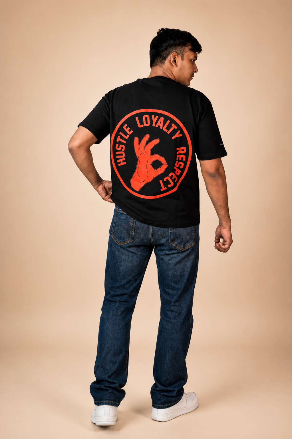 Hustle Loyalty Printed T-Shirt product photo 3