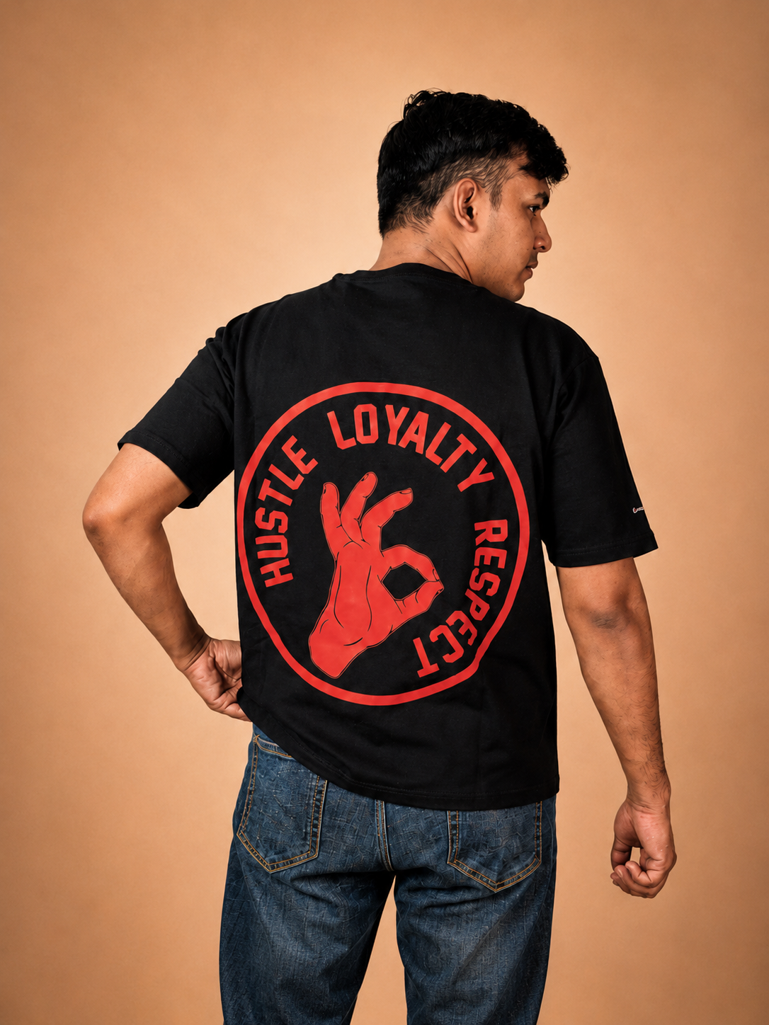 Hustle Loyalty Printed T-Shirt product photo 1