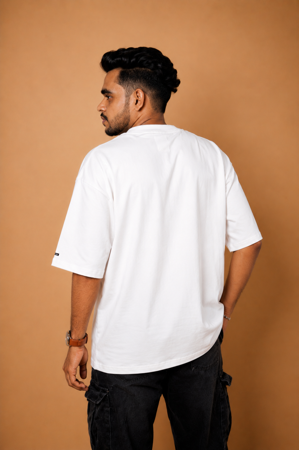 White Plain Oversized T-Shirt product photo 6