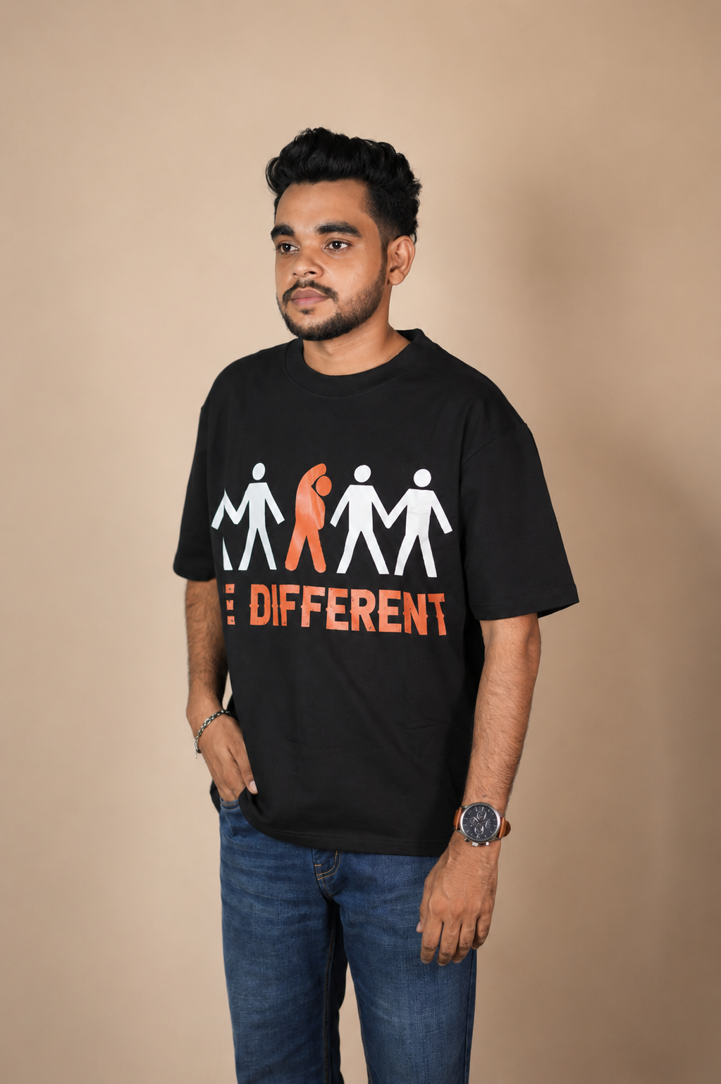 Be Different Printed T-Shirt product photo 1