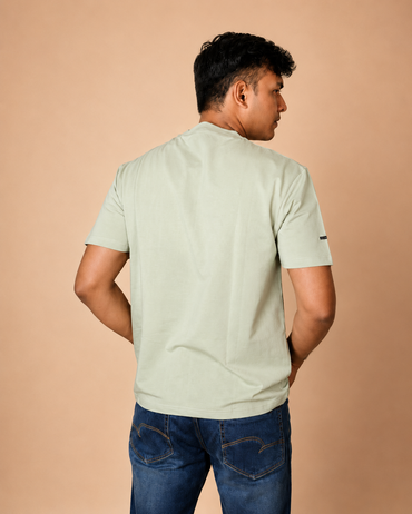 Motorcycle Dad Green Printed T-Shirt product photo 1