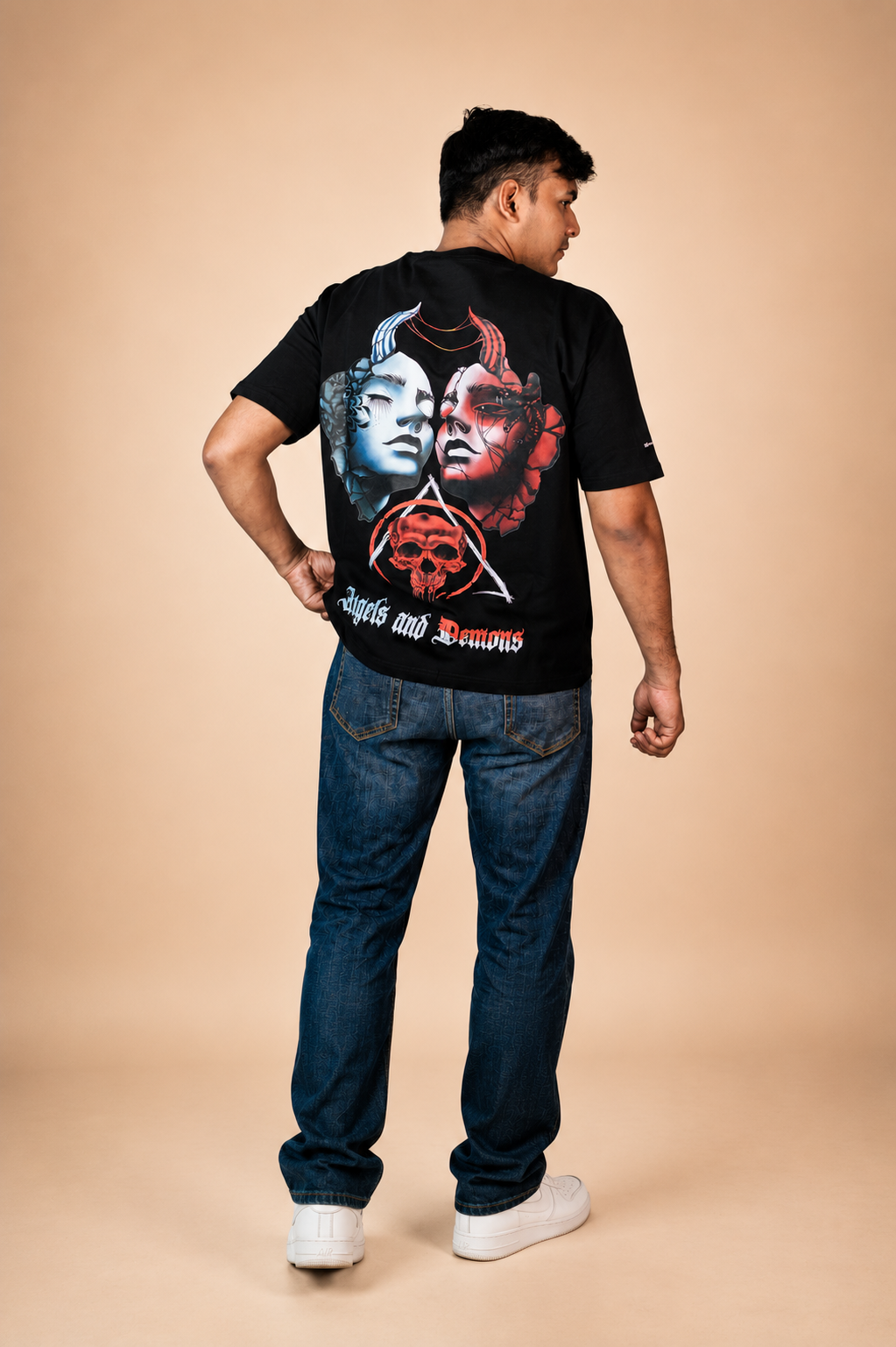 Angels and Demons Printed T-Shirt product photo 2