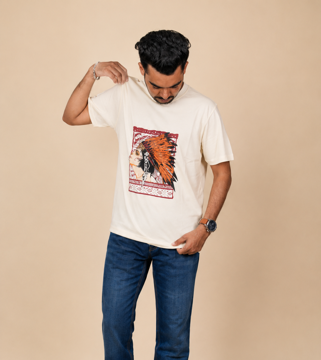 Tribe Art Printed T-Shirt product photo 2