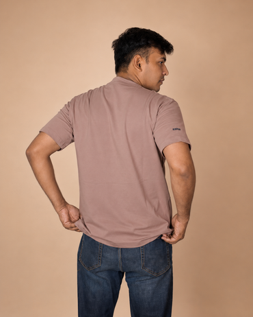 Motorcycle Dad Brown Printed T-Shirt product photo 1